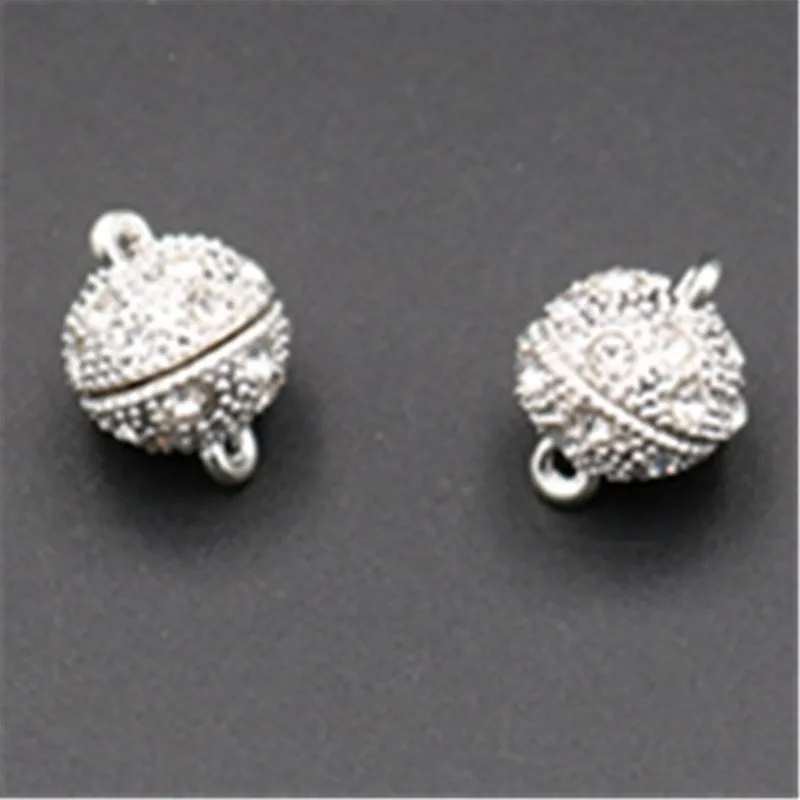 6pcs Silver Plated Rhinestone 3D Magnetic Ball Connectors DIY Charms Popular Bracelet Necklace Jewelry Crafts Making 13mm A688
6pcs Silver Plated Rhinestone 3D Magnetic Ball Connectors DIY Charms Popular Bracelet Necklace Jewelry Crafts Making 13mm A688