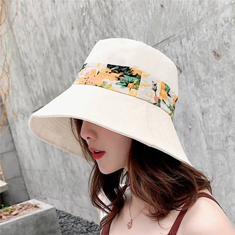 4 Colors Summer Foldable Bucket Hat Women Outdoor Sunscreen Cotton Fishing Hunting Cap Female Sun Prevent Hats
4 Colors Summer Foldable Bucket Hat Women Outdoor Sunscreen Cotton Fishing Hunting Cap Female Sun Prevent Hats