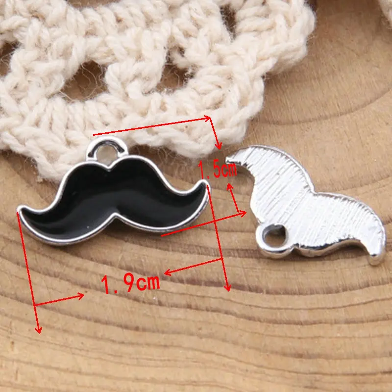 10piece /lot Enamel mustache Charms Shape pendant for bracelet/ncecklace/keychain Handwork Diy Jewelry 18*16mm
10piece /lot Enamel mustache Charms Shape pendant for bracelet/ncecklace/keychain Handwork Diy Jewelry 18*16mm