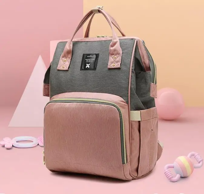 Mummy Bag Multifunction Large Capacity Double Shoulder large capacity mummy nursing Bag
Mummy Bag Multifunction Large Capacity Double Shoulder large capacity mummy nursing Bag