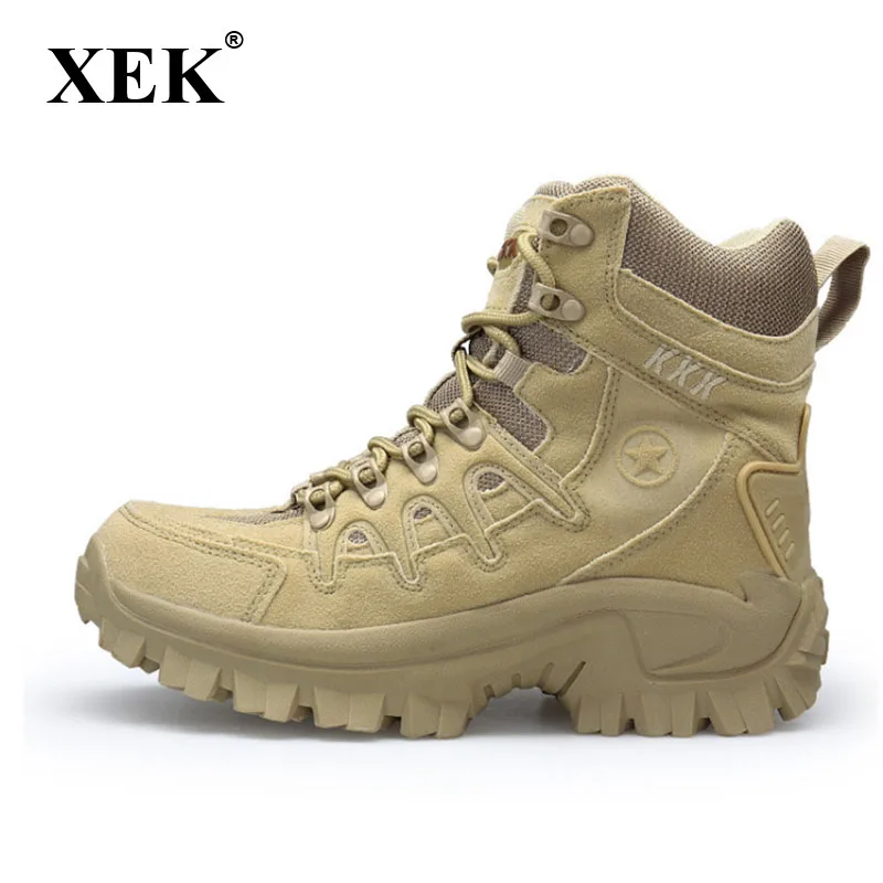 XEK Winter/Autumn Men High Quality Military Leather Boots Special Force Tactical Desert Combat Boats Outdoor Shoes ZLL278
XEK Winter/Autumn Men High Quality Military Leather Boots Special Force Tactical Desert Combat Boats Outdoor Shoes ZLL278