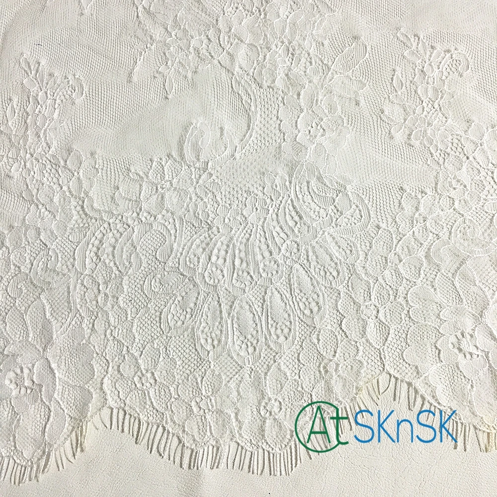 6m/lot Eyelash Lace Fabric 60cm DIY Decorative High Quality Soft Off Nylon Eyelash Lace Trim Wedding Dress Fabric A2
6m/lot Eyelash Lace Fabric 60cm DIY Decorative High Quality Soft Off Nylon Eyelash Lace Trim Wedding Dress Fabric A2