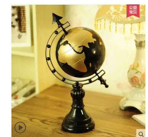 Golden Globe style decoration nouveau riche Home creative crafts ornaments decorations theodolite desk furnishings gift
Golden Globe style decoration nouveau riche Home creative crafts ornaments decorations theodolite desk furnishings gift