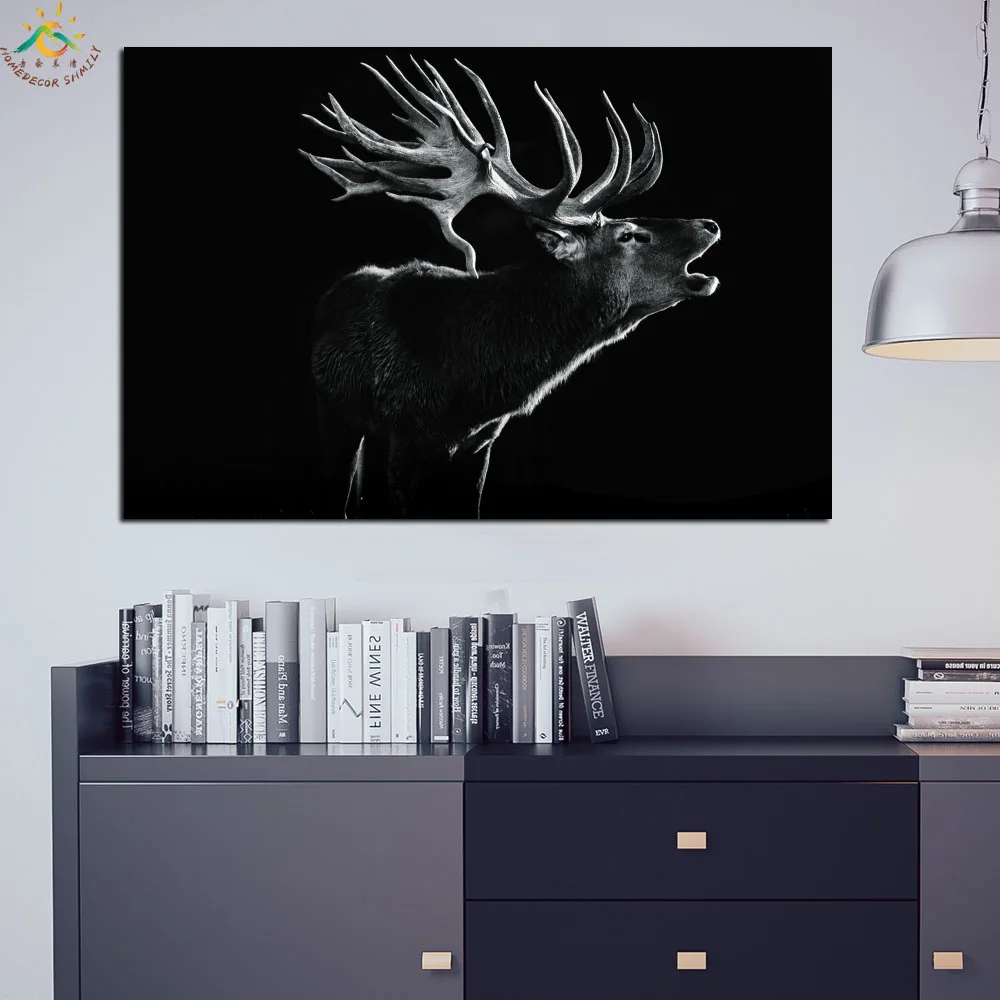 Black and White Animal Poster Deer Lion Bear Orangutan Tiger Painting HD Wall Art Prints Canvas Painting HD Printed Pictures
Black and White Animal Poster Deer Lion Bear Orangutan Tiger Painting HD Wall Art Prints Canvas Painting HD Printed Pictures