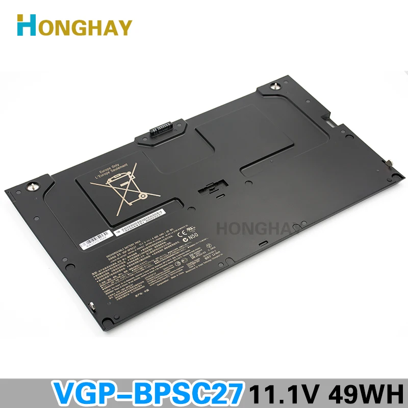 NEW Original VGP-BPSC27 Laptop Battery For sony BPS27 BPSC27 VPCZ21V9E VPCZ21V9E VPCZ21M9E VPCZ21 VPCZ214GX VPCZ213GX 11.1V 49WH
NEW Original VGP-BPSC27 Laptop Battery For sony BPS27 BPSC27 VPCZ21V9E VPCZ21V9E VPCZ21M9E VPCZ21 VPCZ214GX VPCZ213GX 11.1V 49WH