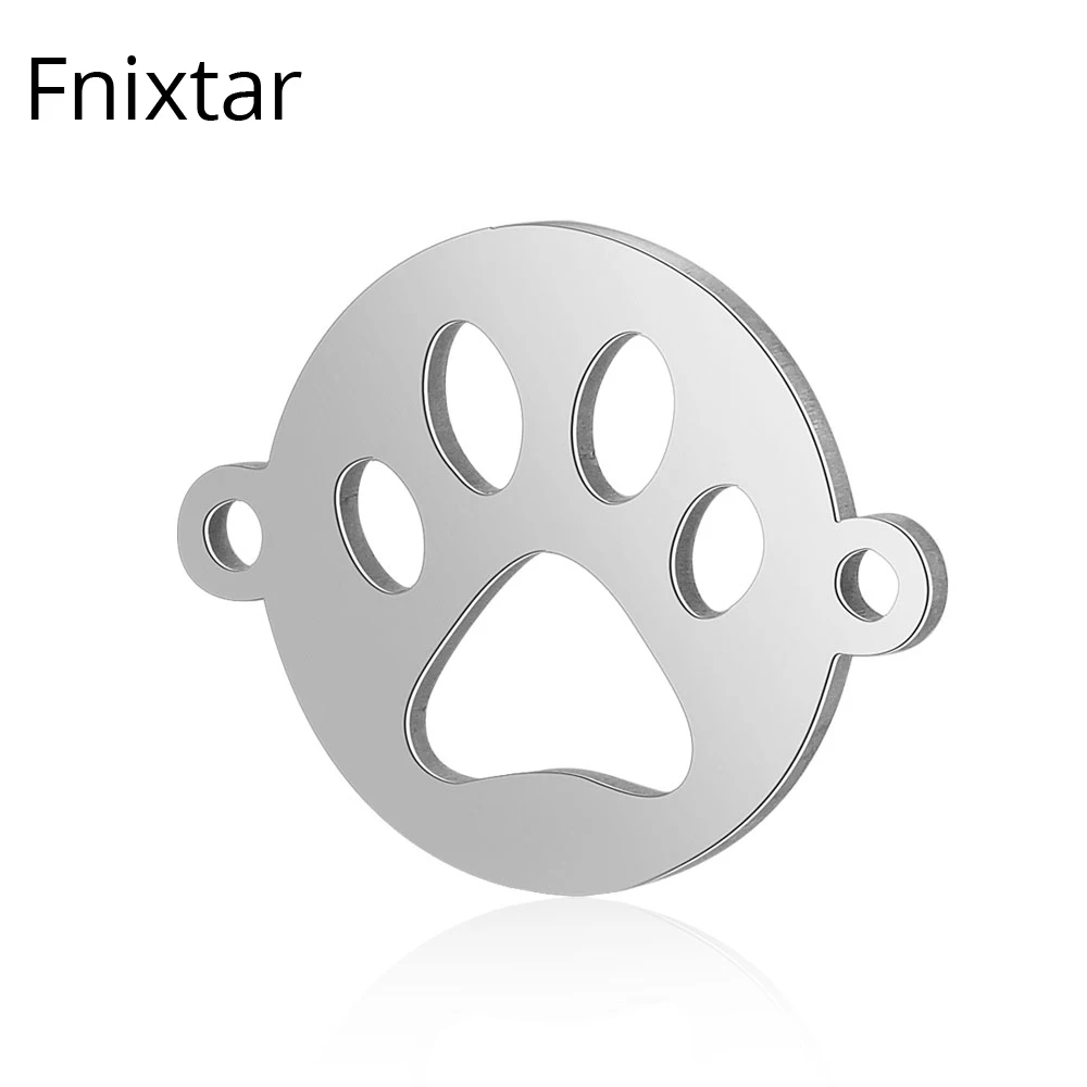 Fnixtar 50pcs/lot Great Quality Stainless Steel 12mm Round Paw Animal Metal Mini Charms Pendants DIY Jewelry Making Charms
Fnixtar 50pcs/lot Great Quality Stainless Steel 12mm Round Paw Animal Metal Mini Charms Pendants DIY Jewelry Making Charms
