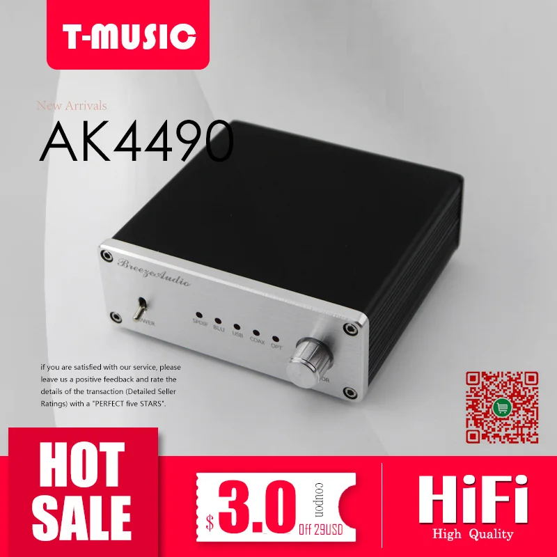 HIFI AK4490 AK4118 DAC XMOS USB коаксиальный/оптический/USB вход AKM DAC|xmos usb dac|usb dacaudio dac |