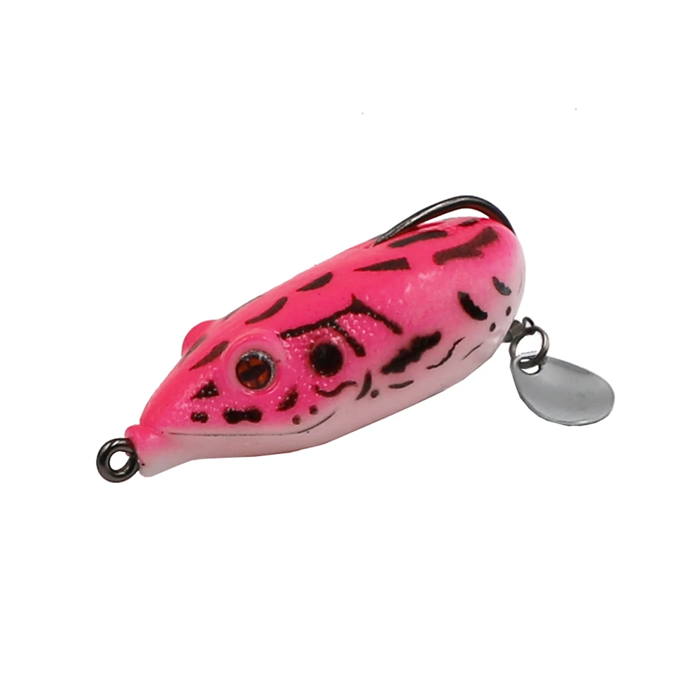 NOEBY Fishing Frog Bait 55mm 14g Topwater Lure Snakehead Lure Topwater Simulation Frog Artificial Fishing Lure Soft Bass Bait