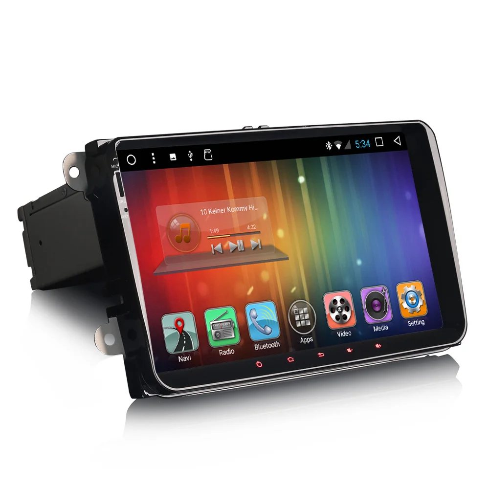 9 "Android 7 1 Автомобильный плеер радио DAB + Радио GPS Навигация DVD для VW Passat Polo EOS Touran
