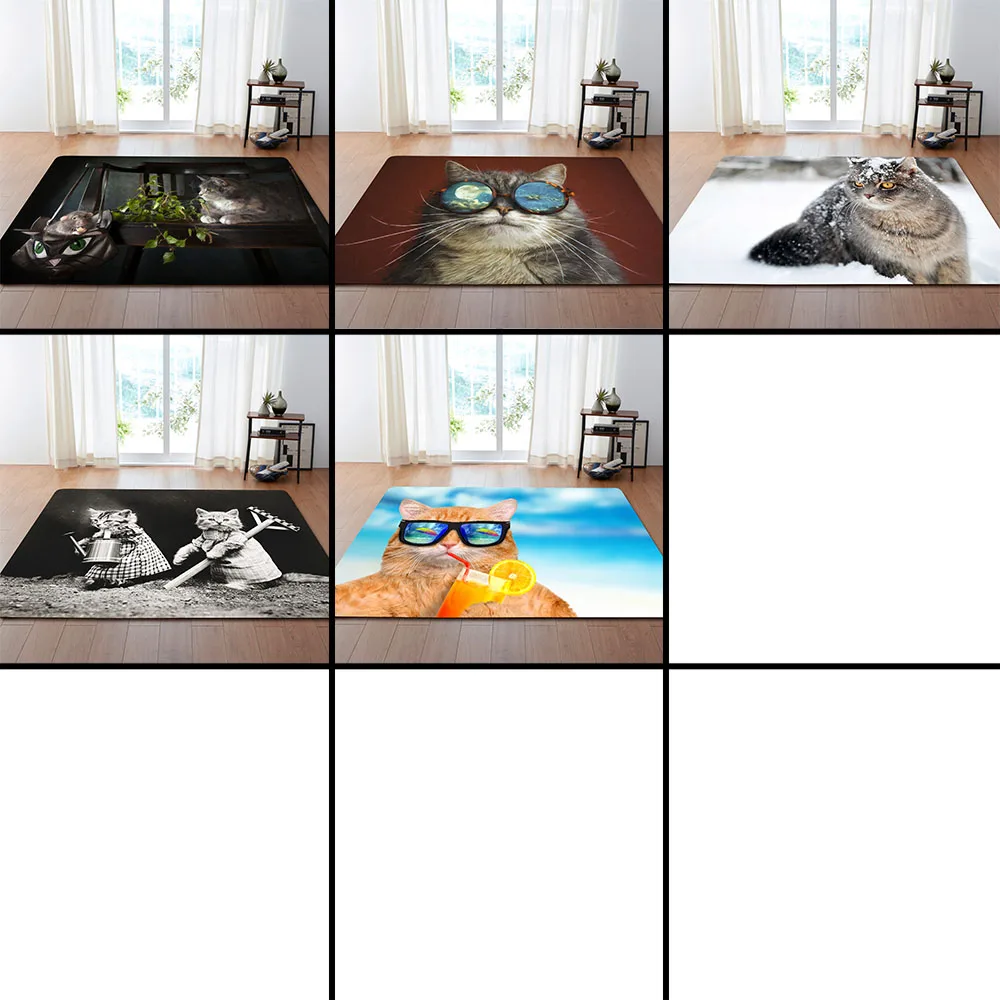 Home Textile 3D Cute Pet Cat Mats Bedroom Living Room Carpets Tea Table Area Rug Children Room Decoration Flannel Rugs Carpets
Home Textile 3D Cute Pet Cat Mats Bedroom Living Room Carpets Tea Table Area Rug Children Room Decoration Flannel Rugs Carpets