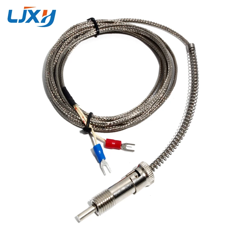 LJXH Stainless Steel Temperature Sensor K/J/E Type Thermocouple Bayonet Compression Spring 1M/2M/3M/4M/5M
LJXH Stainless Steel Temperature Sensor K/J/E Type Thermocouple Bayonet Compression Spring 1M/2M/3M/4M/5M