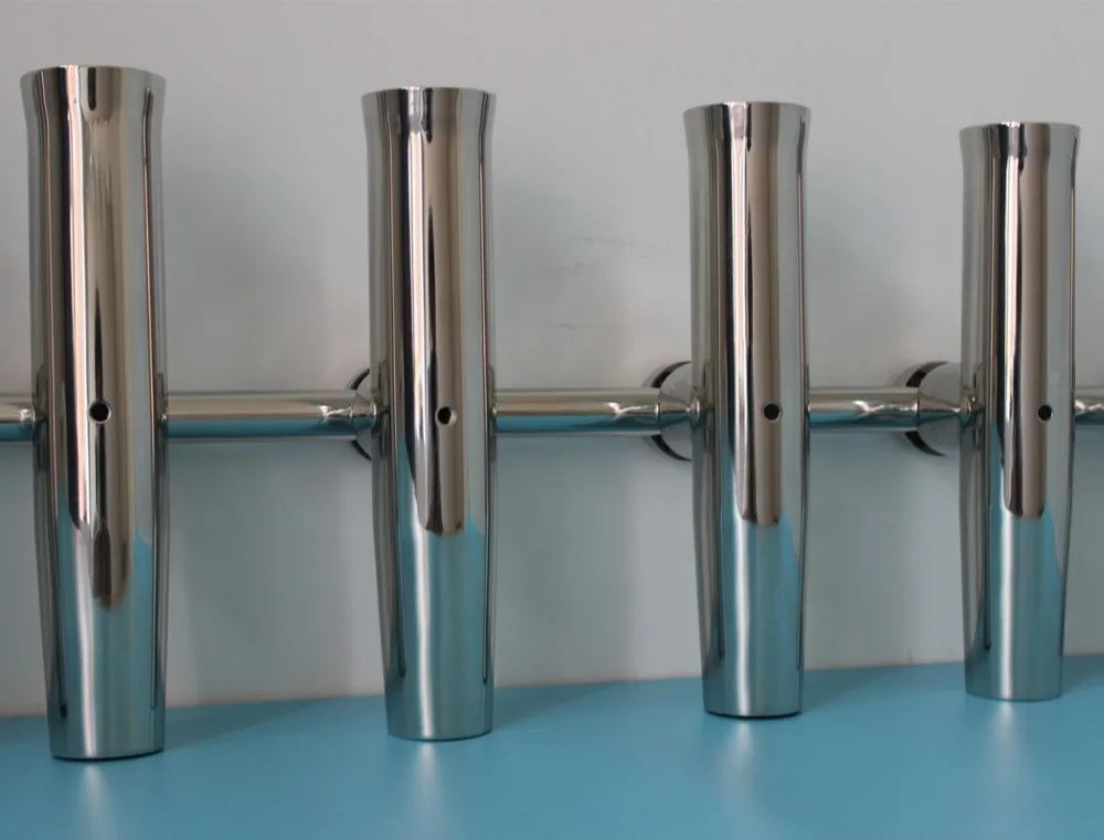 Updated Stainless Steel polished Fishing Rod Holder Clamp on Boat Yacht Rack Holder
Updated Stainless Steel polished Fishing Rod Holder Clamp on Boat Yacht Rack Holder