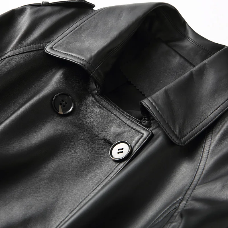 2019 Spring Autumn Fashion Real Sheepskin Coat Genuine Leather Jacket Women Motorcycle Black Leather Jacket Female A019
2019 Spring Autumn Fashion Real Sheepskin Coat Genuine Leather Jacket Women Motorcycle Black Leather Jacket Female A019