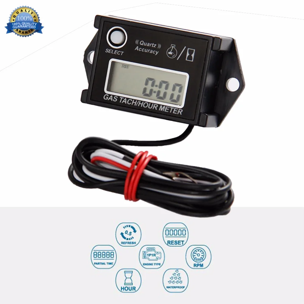 Gasoline Engine Tachometer Hour Meter for ATV Motorcycle Snowmobile Marine Boat Jet Ski Engine UTV Lawn Mower RL-HM026
Gasoline Engine Tachometer Hour Meter for ATV Motorcycle Snowmobile Marine Boat Jet Ski Engine UTV Lawn Mower RL-HM026