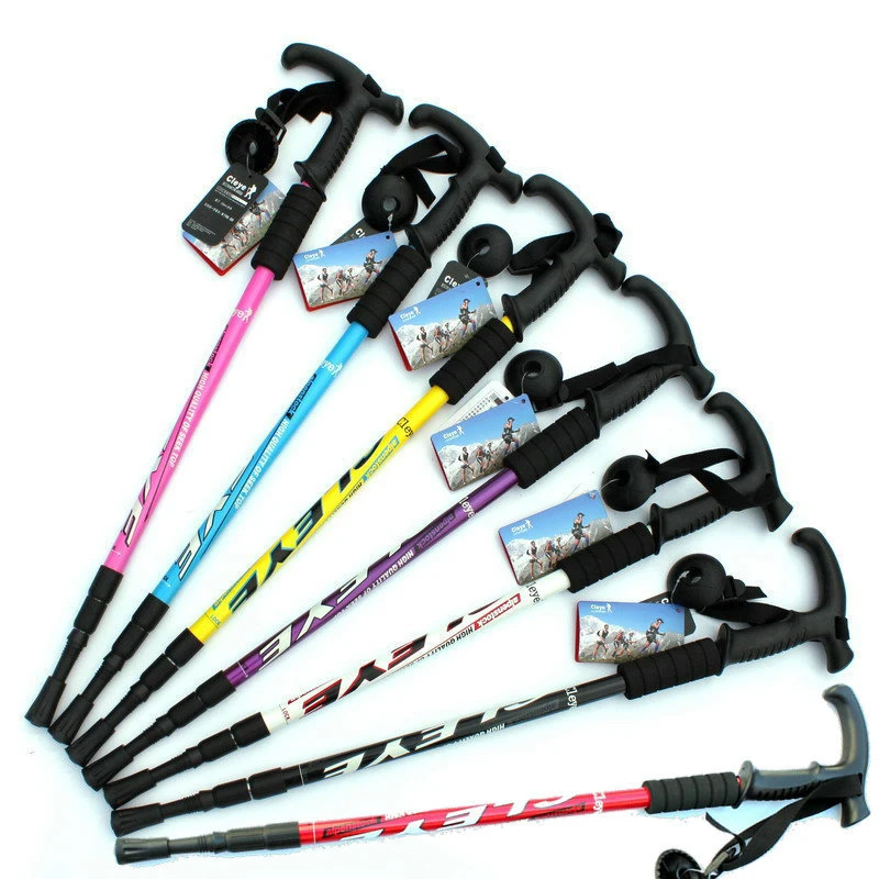 3 Section Outdoor walking supplies Aluminum alloy shock absorber Trekking pole Walking stick
3 Section Outdoor walking supplies Aluminum alloy shock absorber Trekking pole Walking stick