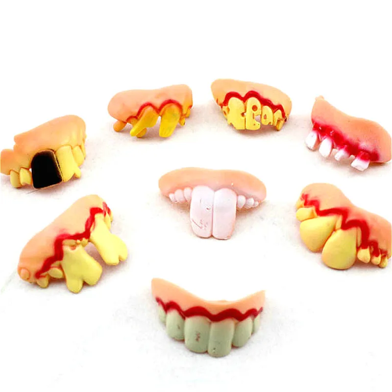 9 Style Jesting Tricks Property Game Toy Gags & Practical Jokes Halloween Ugly Denture False Rotten Teeth Model Prank Scare
9 Style Jesting Tricks Property Game Toy Gags & Practical Jokes Halloween Ugly Denture False Rotten Teeth Model Prank Scare
