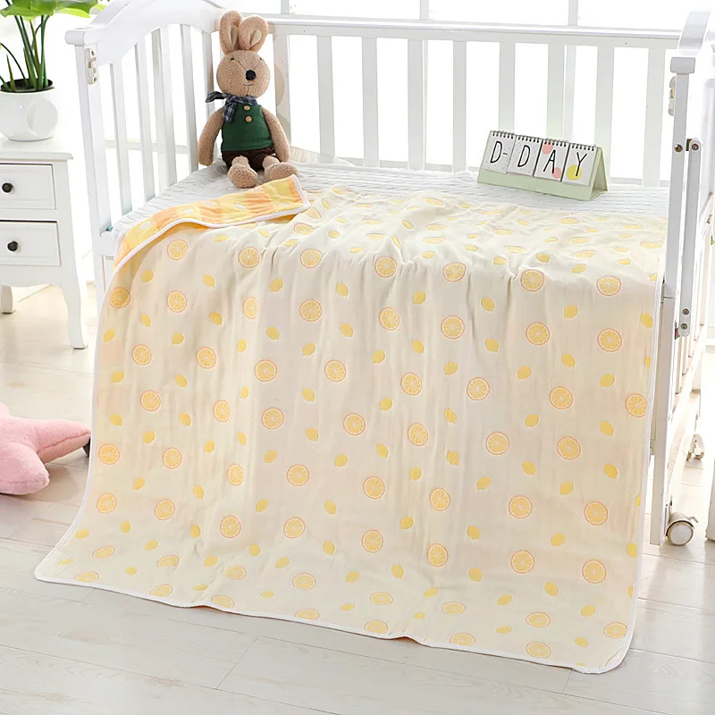 Детское хлопковое банное полотенце муслиновое супер мягкое детское одеяло для