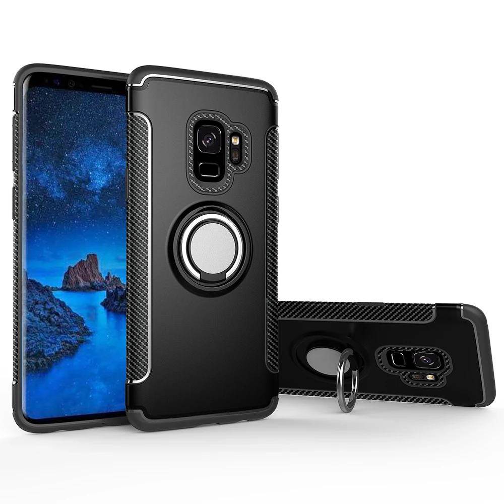 Магнитный автомобильный держатель чехол для Samsung Galaxy S10 S8 S9 Plus S7 Edge Lite Note 9 8 мягкое