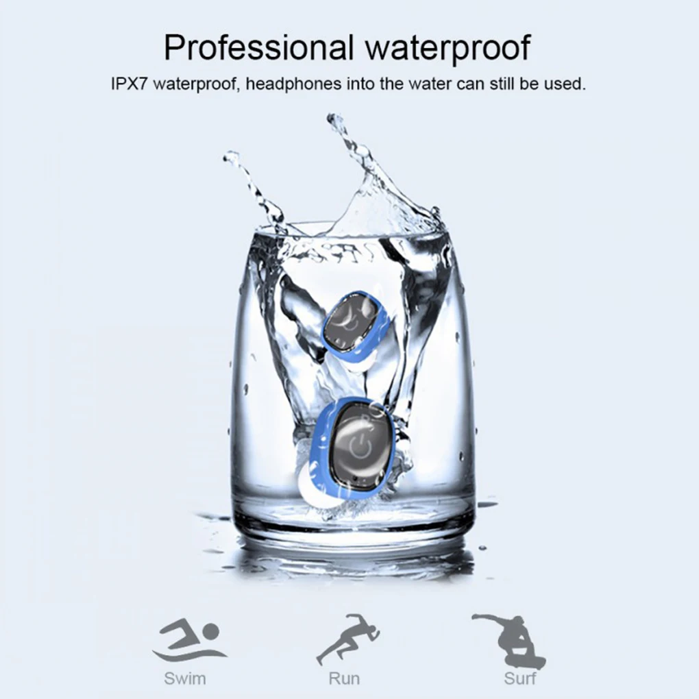 Worallymy S2 Wireless Waterproof Bluetooth Earphone In-ear Sport Headset 850mAh Charging Box Stereo Handsfree Earbuds
Worallymy S2 Wireless Waterproof Bluetooth Earphone In-ear Sport Headset 850mAh Charging Box Stereo Handsfree Earbuds