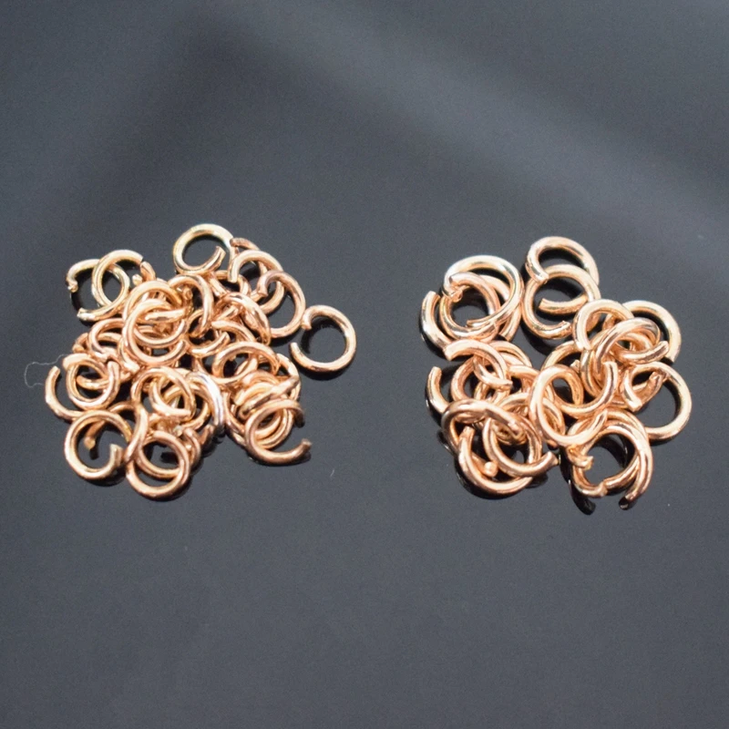 5mm Rose Gold Silver Stainless steel Open Jump Rings Connectors Jewelry Making DIY Accessories 100PCS
5mm Rose Gold Silver Stainless steel Open Jump Rings Connectors Jewelry Making DIY Accessories 100PCS