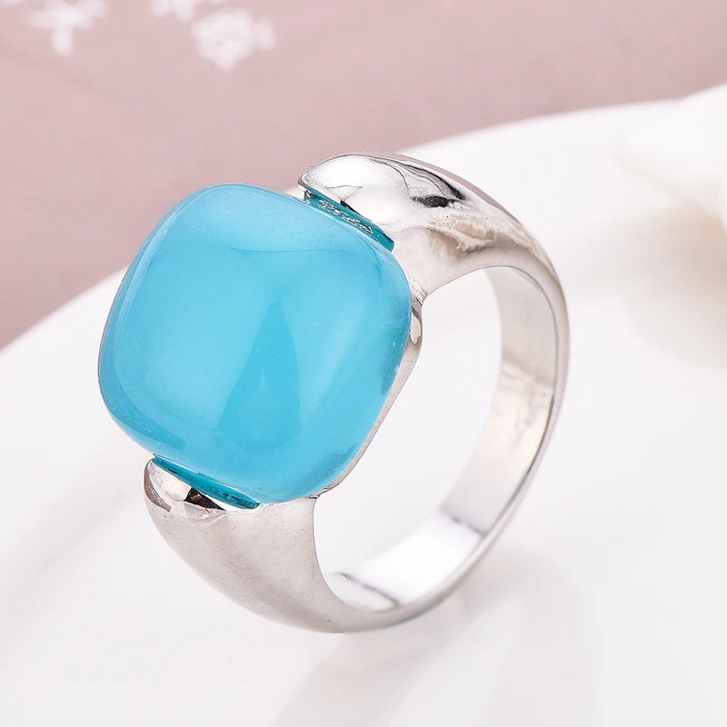 Yi qi булавки для женщин ювелирные изделия принцессы 2.6CT Cut огромный серебристый