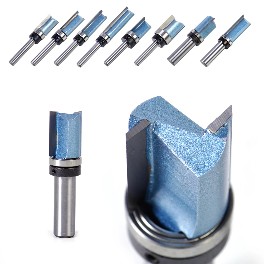 LETAOSK New Straight Flute Flush Trim Pattern Router Bit Cutter Top Bearing Woodworking Set
LETAOSK New Straight Flute Flush Trim Pattern Router Bit Cutter Top Bearing Woodworking Set