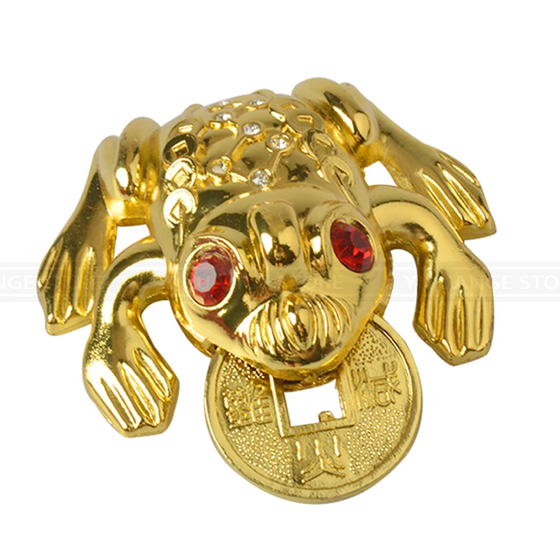 Фэн шуй жаба деньги удача богатство китайская золотая лягушка монеты украшение