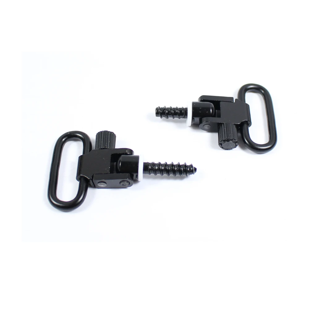 2pcs Quick Detach Sling Swivels Stud 1'' Hunting Accessories Kit For Gun Rifle Hunting W/Screws Sling Mount 
2pcs Quick Detach Sling Swivels Stud 1'' Hunting Accessories Kit For Gun Rifle Hunting W/Screws Sling Mount