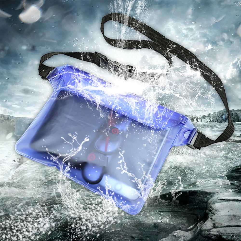 HITORHIKE Durable Waterproof Pouch Phone Bag Money Case With Waist Strap For Beach Swimming Boating Drifting Diving Rowing Boat
HITORHIKE Durable Waterproof Pouch Phone Bag Money Case With Waist Strap For Beach Swimming Boating Drifting Diving Rowing Boat
