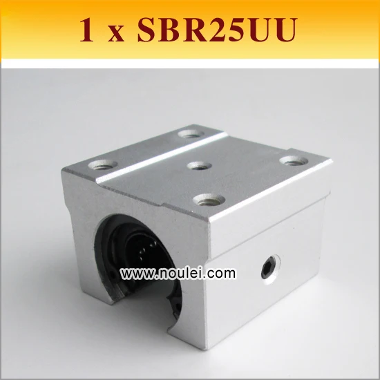 1 шт. SBR25UU SBR25 25 мм SBR UU Линейный шарикоподшипник блок ЧПУ маршрутизатор |