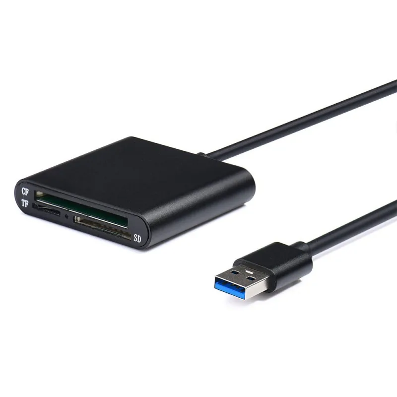 All in One USB 3.0 Card Reader Adapter MicroSD SD TF CF Card Reader Aluminum For PC Laptop
All in One USB 3.0 Card Reader Adapter MicroSD SD TF CF Card Reader Aluminum For PC Laptop