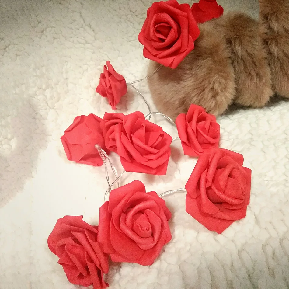 Battery Operated Novelty Rose Flower Fairy String Lamp 40 LEDs 6M Fashion Holiday Lighting,Wedding Party Christmas Decoration
Battery Operated Novelty Rose Flower Fairy String Lamp 40 LEDs 6M Fashion Holiday Lighting,Wedding Party Christmas Decoration