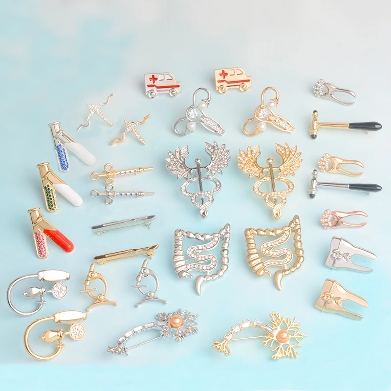 minimalism color jewelry Medical brooches Collection Crystal uterus microscope scalpel stomach tooth pins for Doctor Nurse
minimalism color jewelry Medical brooches Collection Crystal uterus microscope scalpel stomach tooth pins for Doctor Nurse