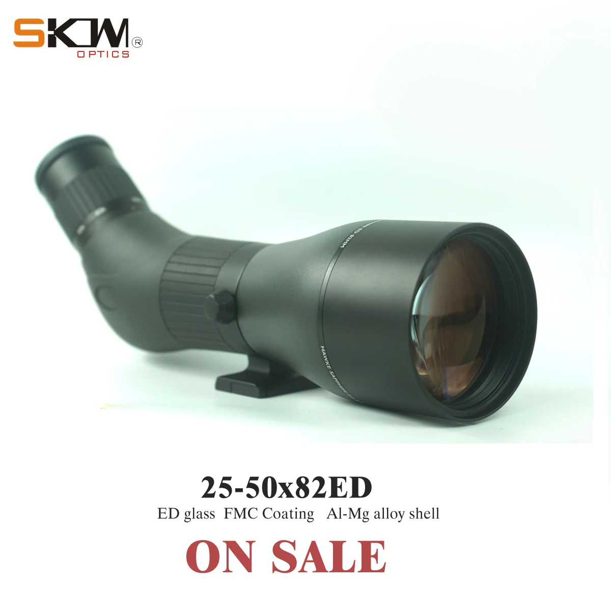 Freeshipping SKWoptics 25-50x82 ED lens Spotting Scope for birdwatching/hunting
Freeshipping SKWoptics 25-50x82 ED lens Spotting Scope for birdwatching/hunting