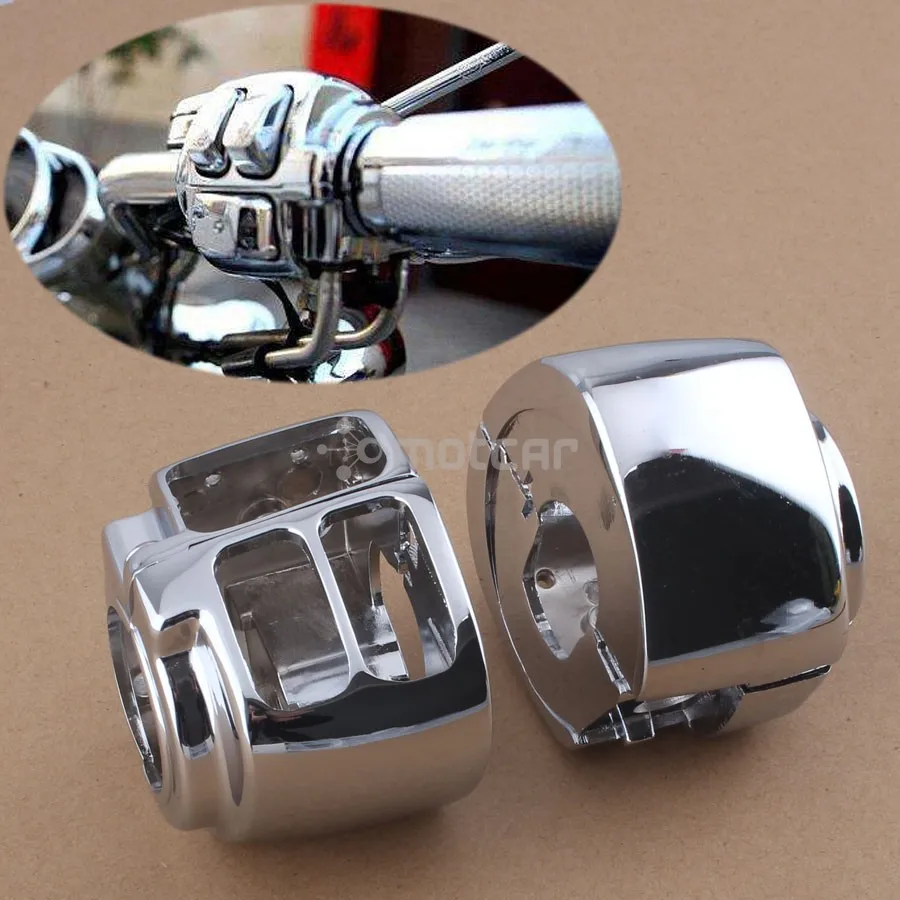 2pcs Motorcycle Aluminum Chrome Handlebar Switch Housing Cover For Harley Dyna Sportsters Softail V-Rod Touring 2009-Later
2pcs Motorcycle Aluminum Chrome Handlebar Switch Housing Cover For Harley Dyna Sportsters Softail V-Rod Touring 2009-Later