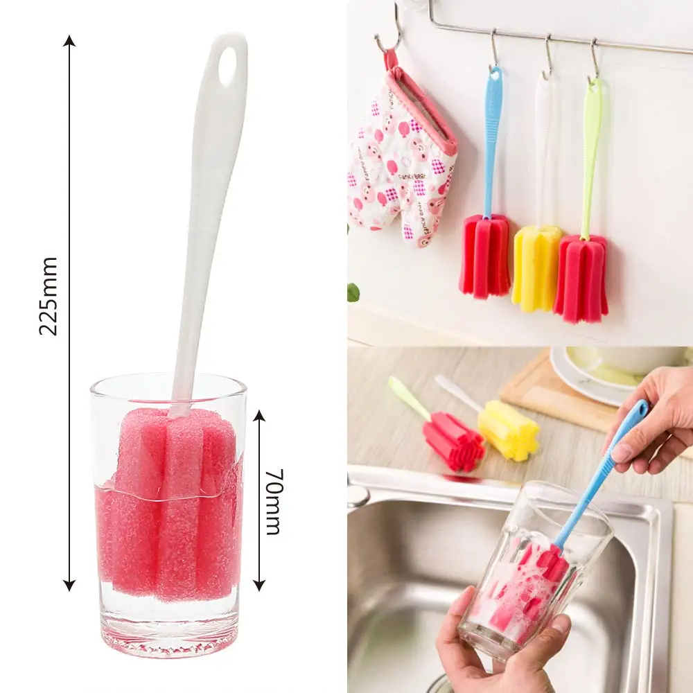 DIYWORK Convenience Bottle Brush Soft Sponge Cup Brush Long Handle Tableware Cleaning Tool Kitchen Cup Cleaner Multiuse
DIYWORK Convenience Bottle Brush Soft Sponge Cup Brush Long Handle Tableware Cleaning Tool Kitchen Cup Cleaner Multiuse