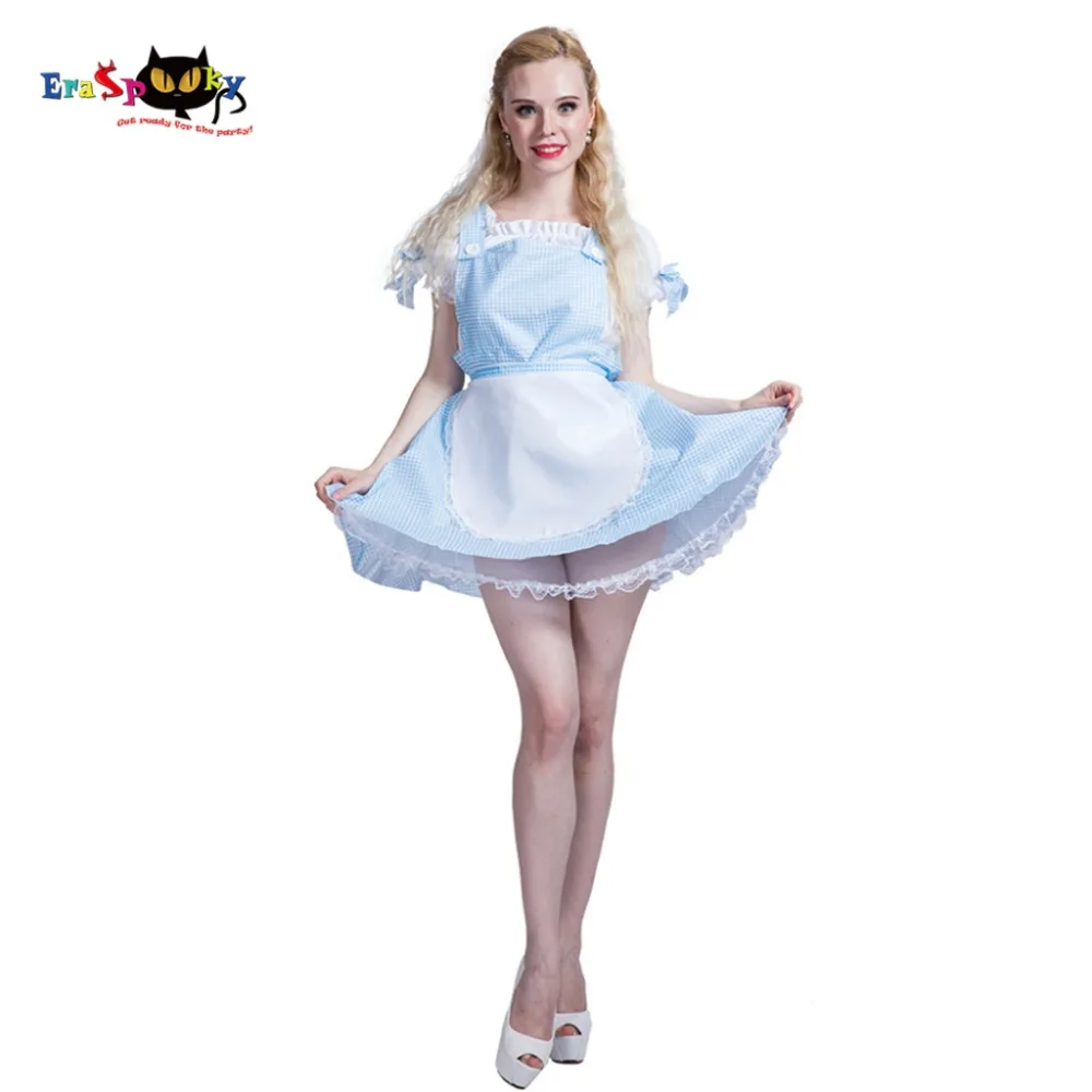 Women Sexy Dorothy French Maid Dress Poor Girl Halloween Costumes Adult Female Cosplay Fancy Dress Carnival Outfit Clothing
Women Sexy Dorothy French Maid Dress Poor Girl Halloween Costumes Adult Female Cosplay Fancy Dress Carnival Outfit Clothing