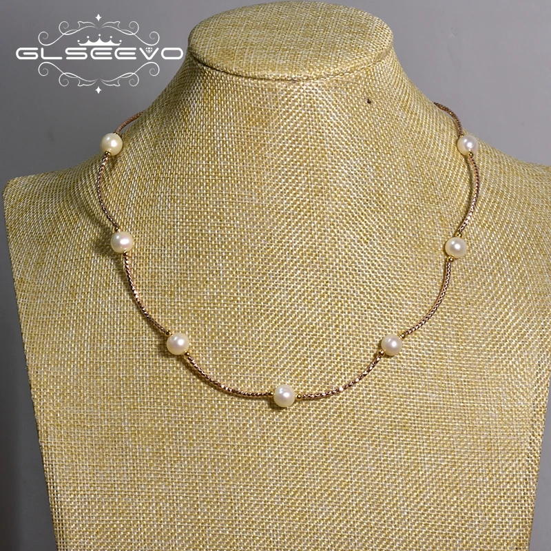 GLSEEVO Natural Fresh Water Pearl Bracelet For Women Wedding Luxury Bangle 925 Sterling Silver Handmade Fine Jewelry GB0157
GLSEEVO Natural Fresh Water Pearl Bracelet For Women Wedding Luxury Bangle 925 Sterling Silver Handmade Fine Jewelry GB0157