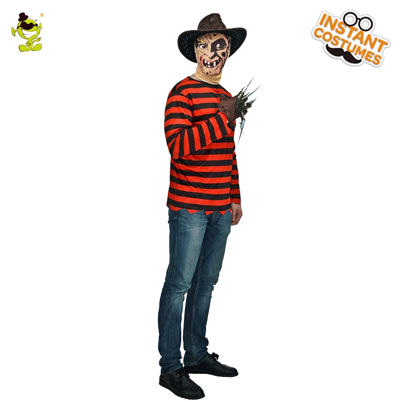 Popular Men's Killer Costumes Cosplay Costume Halloween Party Fancy Dress Role Play Scary Killer In Halloween Party
Popular Men's Killer Costumes Cosplay Costume Halloween Party Fancy Dress Role Play Scary Killer In Halloween Party