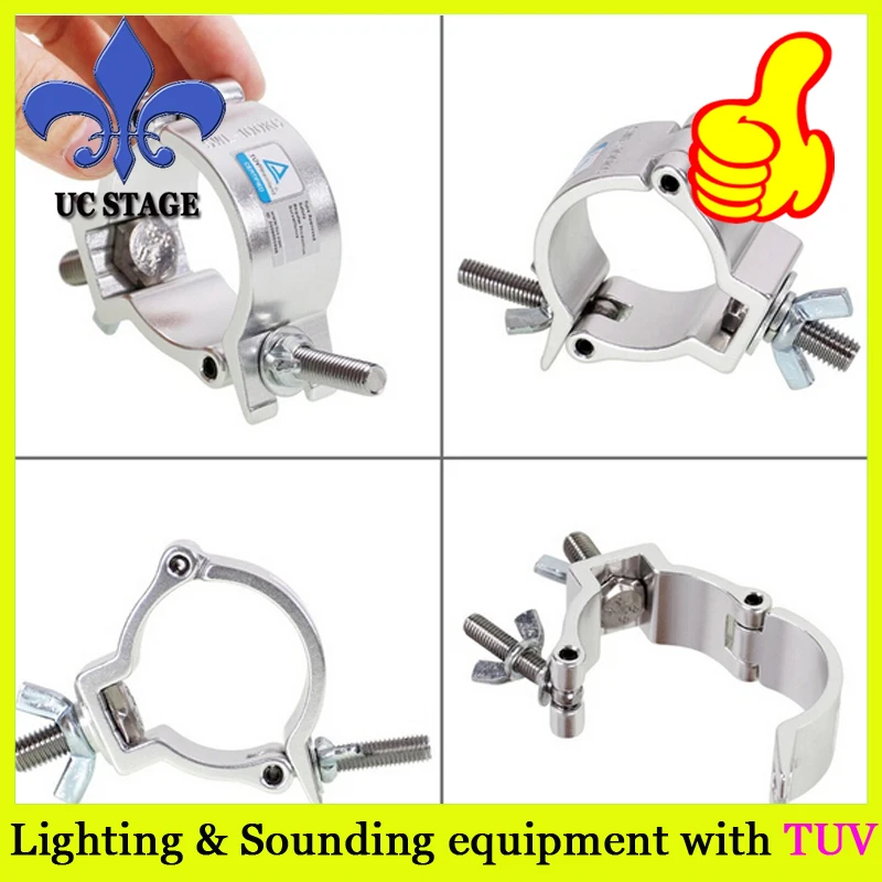 5PCS 100KG tube Clamp Hook Mount For DJ Party Stage Lights Pipe 48-51mm Stage Lighting Accessories
5PCS 100KG tube Clamp Hook Mount For DJ Party Stage Lights Pipe 48-51mm Stage Lighting Accessories