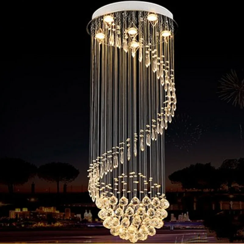 LED Bulbs Modern Creative Ceiling Light Luxury Crystal For Stairs Restaurant Living Room Home Lighting DHL Free
LED Bulbs Modern Creative Ceiling Light Luxury Crystal For Stairs Restaurant Living Room Home Lighting DHL Free