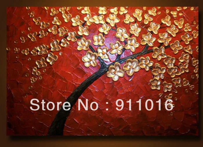 Wholesale High Quality Abstract Golden Knife Flower Oil Painting Handmade Red Tree Landscape Painting for Home Decoration Art
Wholesale High Quality Abstract Golden Knife Flower Oil Painting Handmade Red Tree Landscape Painting for Home Decoration Art