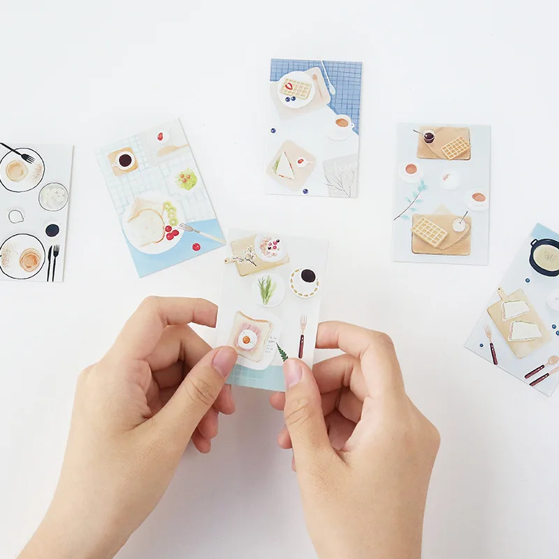 multi-use 5.2*8cm 54pcs Mini Card have breakfast with you style Scrapbooking party invitation DIY Decor gift party card
multi-use 5.2*8cm 54pcs Mini Card have breakfast with you style Scrapbooking party invitation DIY Decor gift party card