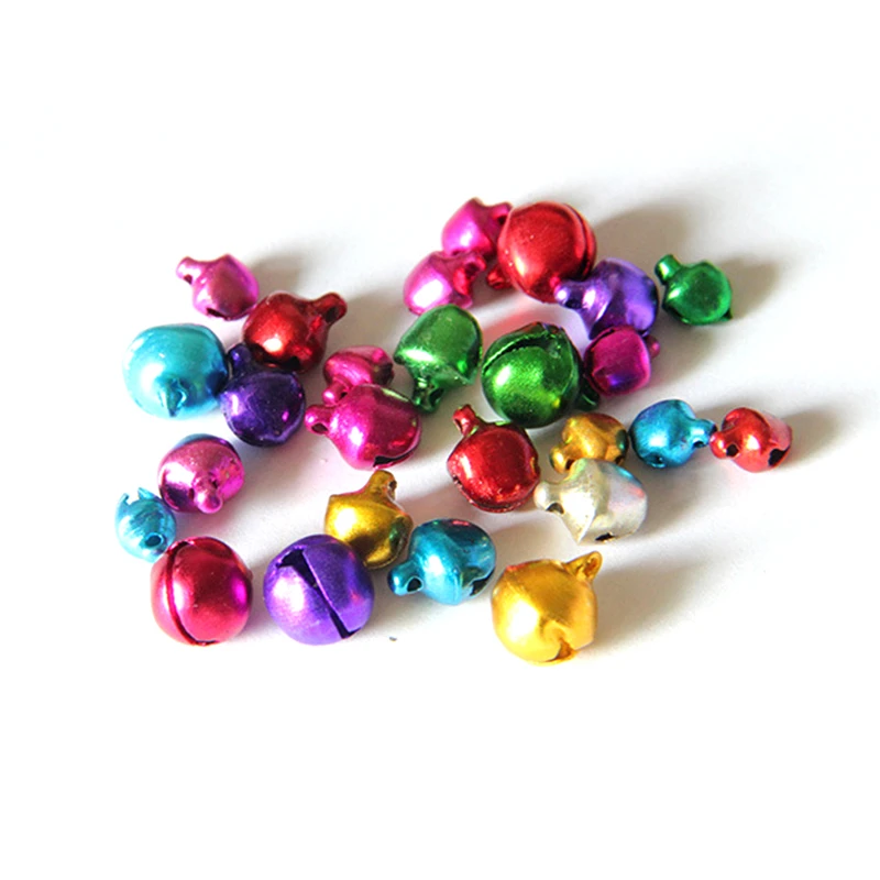 10Pcs/lot 6/8/10mm Mini Christmas Bells Mix Colors Small Jingle Bells for Home DIY Festival Party Christmas Craft Decorations
10Pcs/lot 6/8/10mm Mini Christmas Bells Mix Colors Small Jingle Bells for Home DIY Festival Party Christmas Craft Decorations