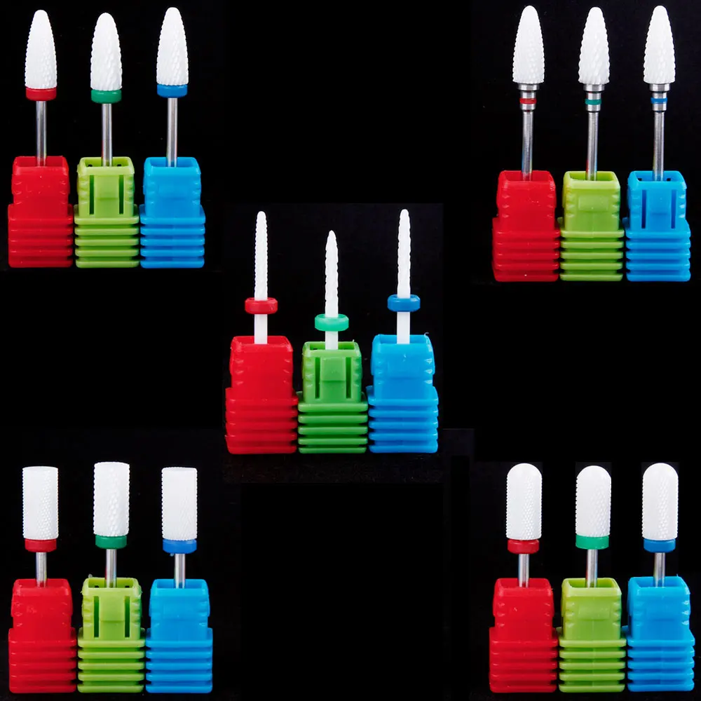 Ceramic Nail Drill Bits Electric Manicure Machine Accessories Rotary Apparatus for Nail Files Manicure Cutter Nail Art Tools
Ceramic Nail Drill Bits Electric Manicure Machine Accessories Rotary Apparatus for Nail Files Manicure Cutter Nail Art Tools
