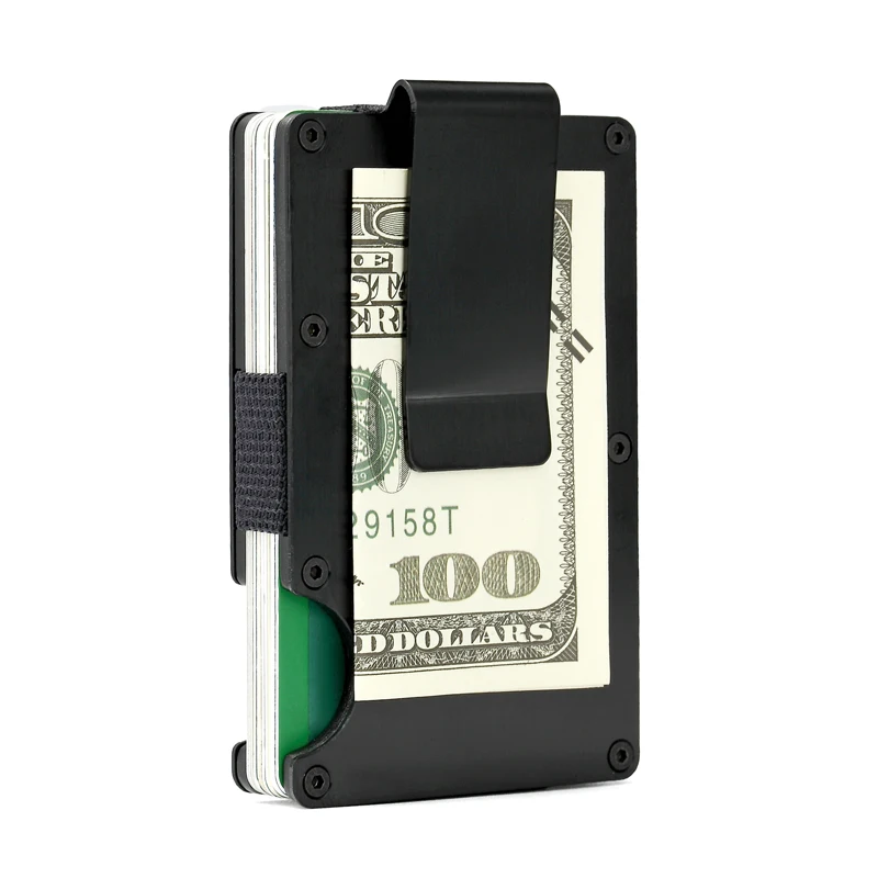 RFID Anti-theft Aluminum Alloy Wallet Brand Design Metal Credit Card Holder Female Male Money Purse Clamp
RFID Anti-theft Aluminum Alloy Wallet Brand Design Metal Credit Card Holder Female Male Money Purse Clamp