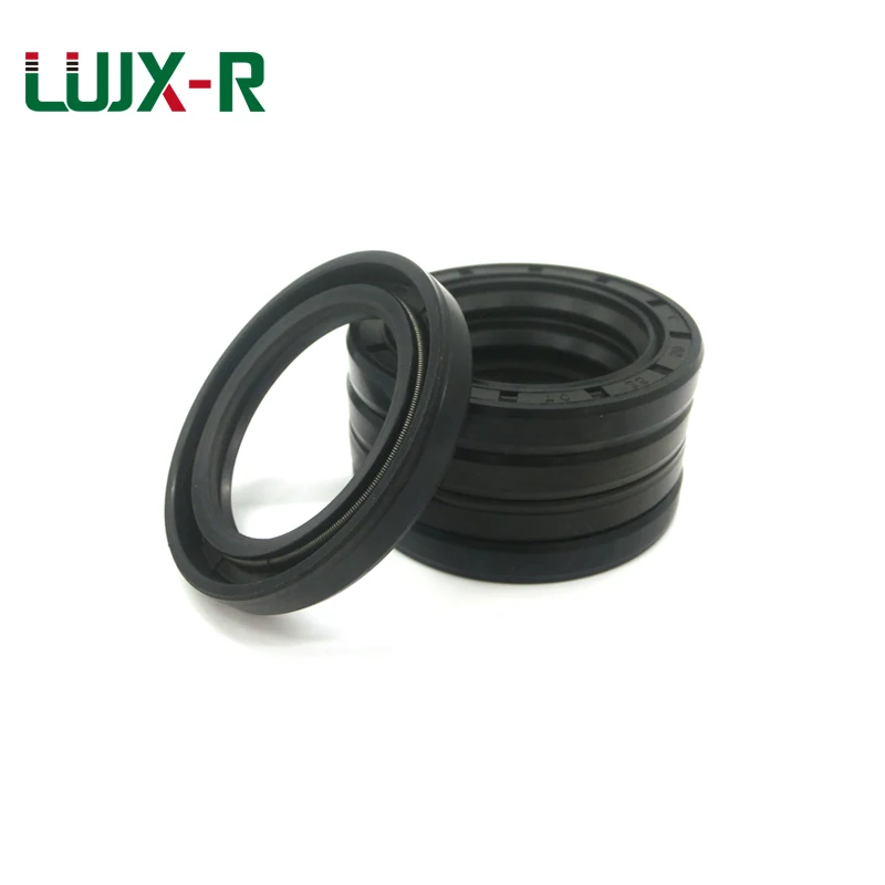 

LUJX-R 2pcs TC Oil Seal Rubber Gasket NBR Nitrile Skeleton Shaft Seals Ring with Spring Steel 40x62x10/40x68x5/40x68x5-40x90x12