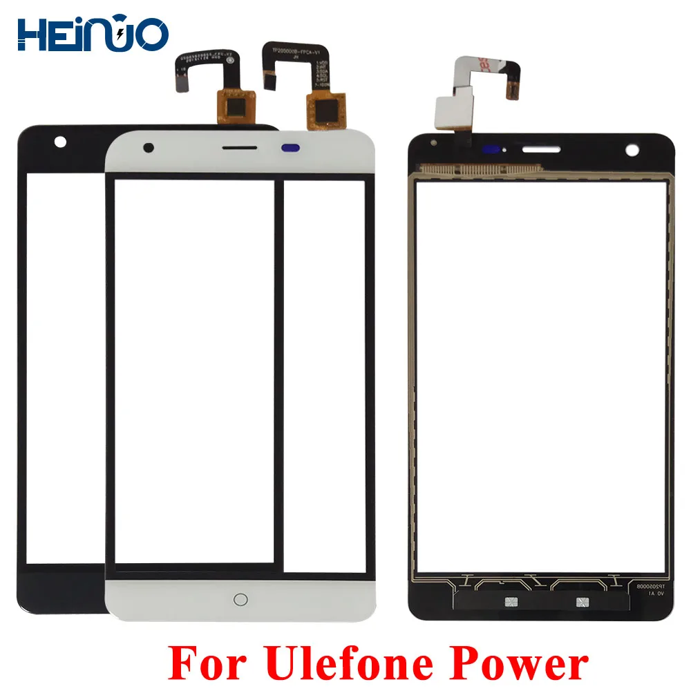 Фото 5 "TP для Ulefone power сенсорный экран панель 1 стеклянный датчик Pantalla запасные части +