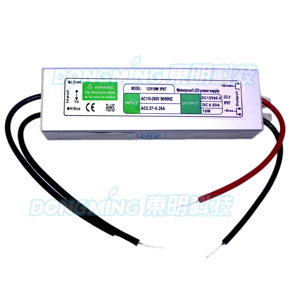 10W 0.83A led power supply 10w for DC 12V 3528 5050 led strip input 110-260V led light driver transformer
10W 0.83A led power supply 10w for DC 12V 3528 5050 led strip input 110-260V led light driver transformer