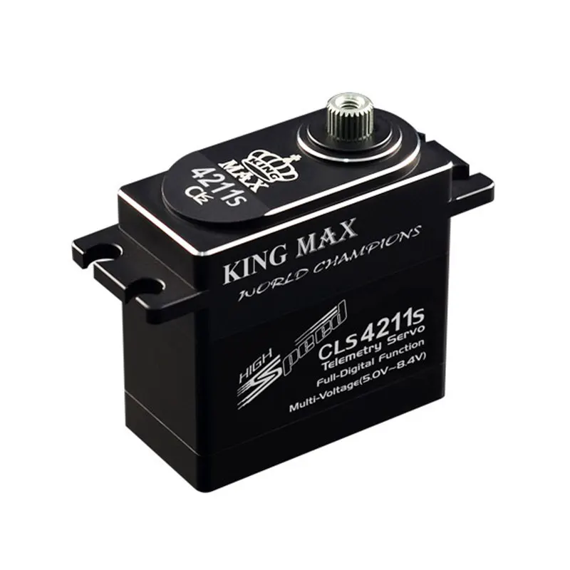 FATJAY KINGMAX CLS4211S 80 г 42 кг/см 5,0-8,4 в цифровой Стандартный телеметрический Серводвигатель стальная шестерня Полностью CNC Алюминиевый Металл водон...
FATJAY KINGMAX CLS4211S 80 г 42 кг/см 5,0-8,4 в цифровой Стандартный телеметрический Серводвигатель стальная шестерня Полностью CNC Алюминиевый Металл водон...